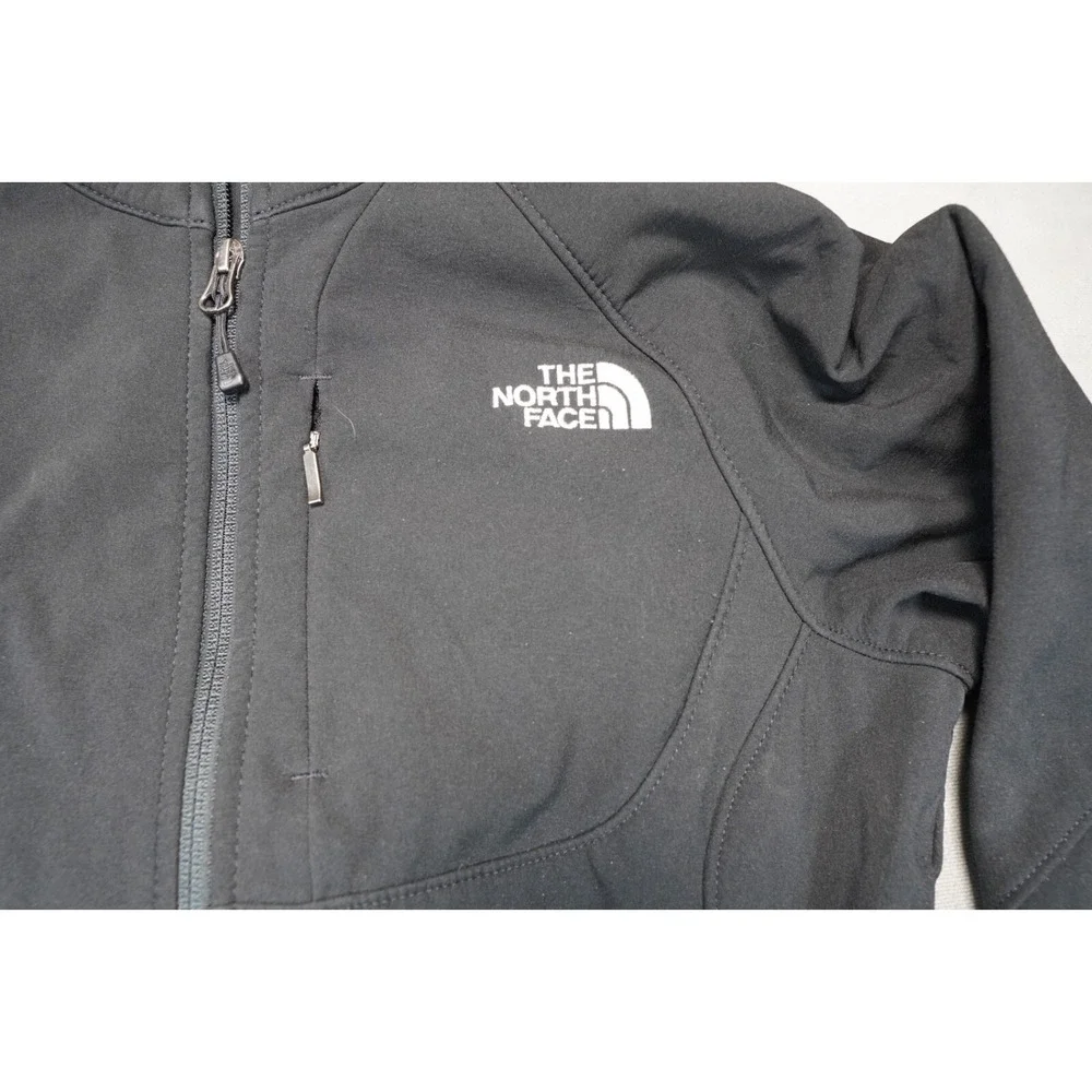 The North Face Apex Black Fleece‎ Lined Softshell Jacket Women's S Pockets